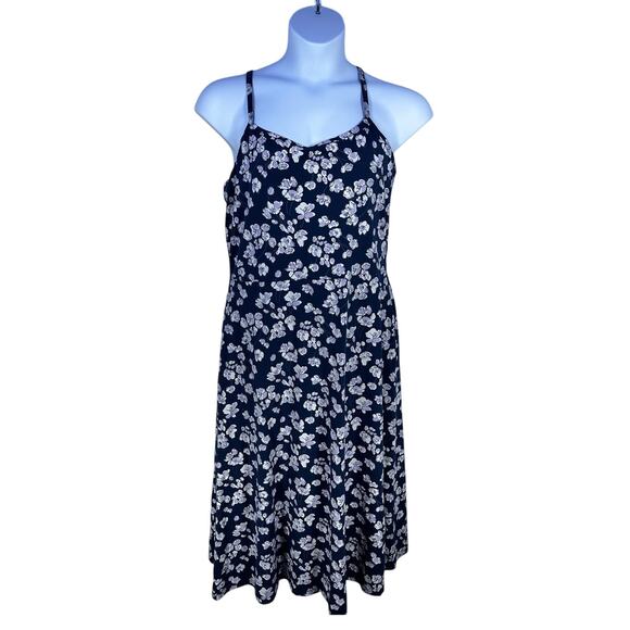 Pact Blue Floral Dress - Picture 3 of 9